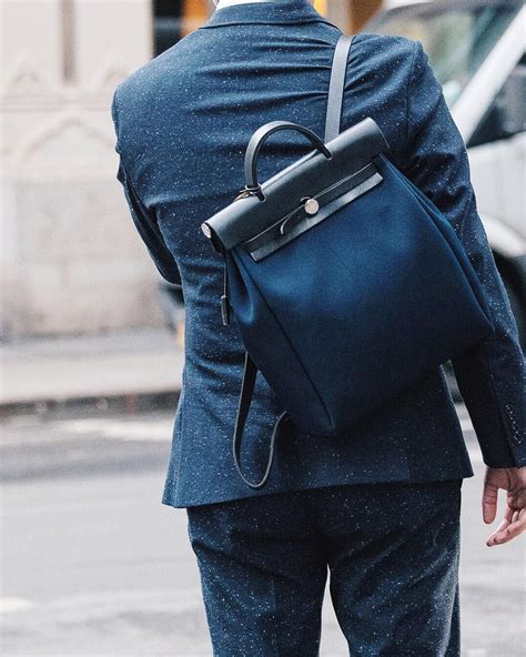 hermes men backpack|Hermes men's laptop bag.